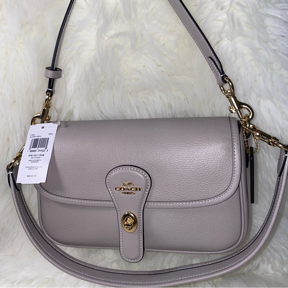 Coach 🤍 leather purse Hadley Shoulder Bag New with tags - Picture 5 of 15